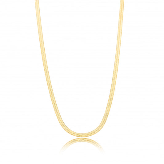 Herringbone Snake Chain Choker